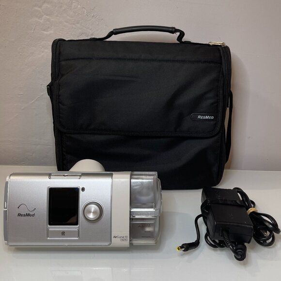 Resmed AirCurve 10 w/ charger and travel bag - Picture 1 of 11